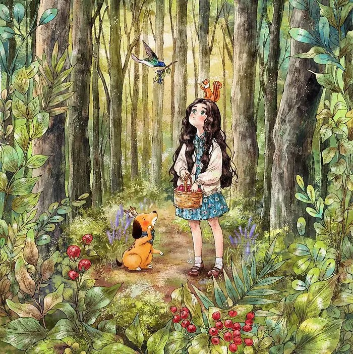 Happiness In Living Alone Revealed In 65 Illustrations By Korean Artist