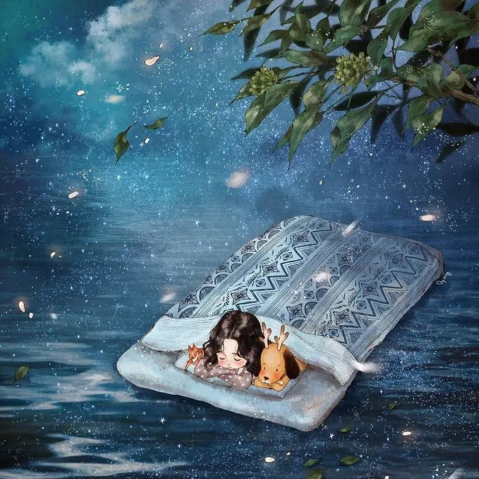 Happiness In Living Alone Revealed In 65 Illustrations By Korean Artist