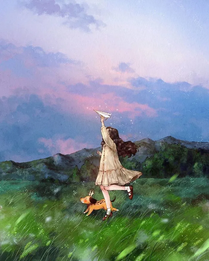 Happiness In Living Alone Revealed In 65 Illustrations By Korean Artist
