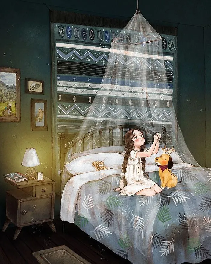 Happiness In Living Alone Revealed In 65 Illustrations By Korean Artist