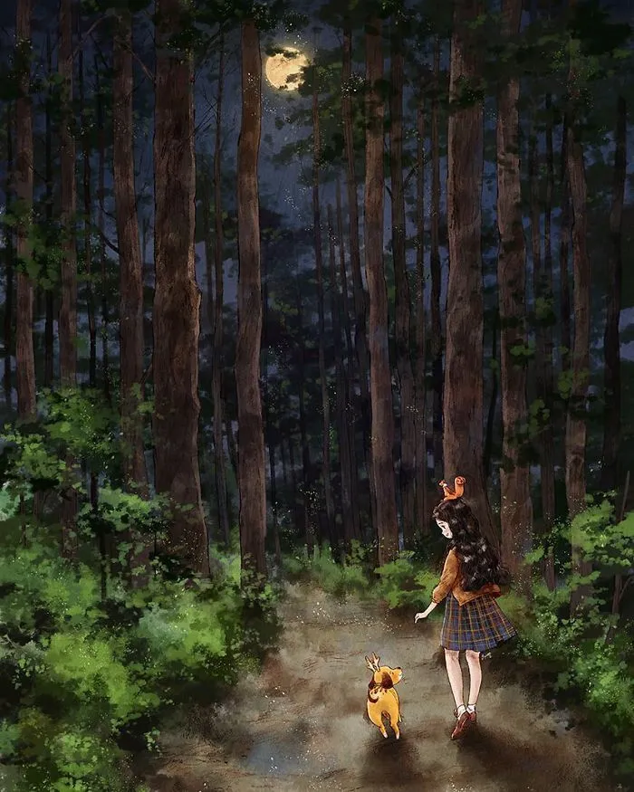 Happiness In Living Alone Revealed In 65 Illustrations By Korean Artist