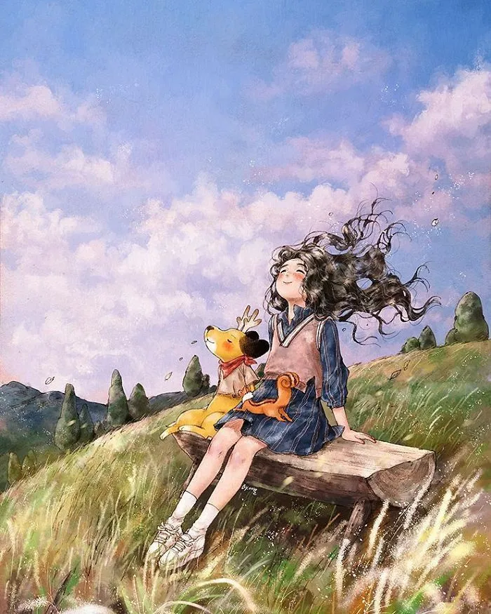 Happiness In Living Alone Revealed In 65 Illustrations By Korean Artist
