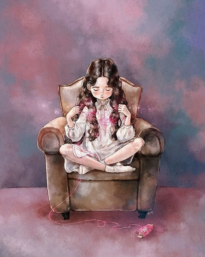 Happiness In Living Alone Revealed In 65 Illustrations By Korean Artist