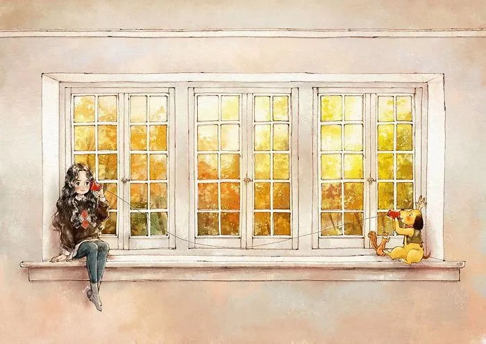 Happiness In Living Alone Revealed In 65 Illustrations By Korean Artist