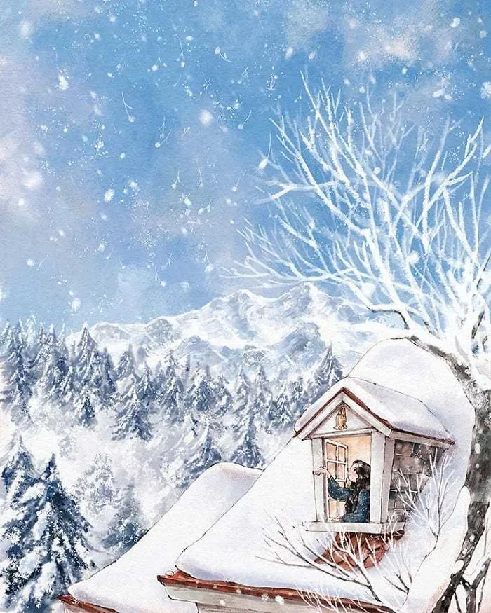 Happiness In Living Alone Revealed In 65 Illustrations By Korean Artist