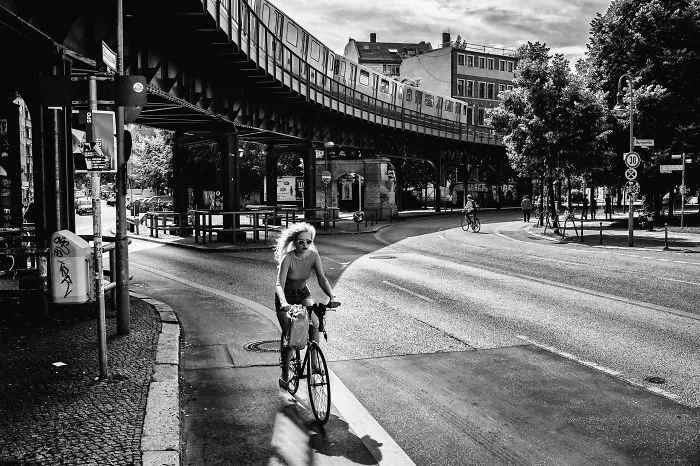 Riding A Bike