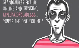 Artist Illustrates Galentine Gifs "Drawn" From Her Real-Life Online Dating Experiences.