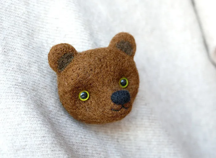 19 Of My Handmade Felted Animal Brooches
