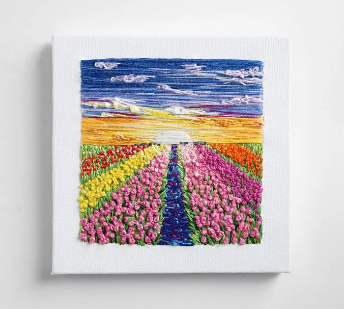 35 Colourful Landscapes That I Created Using Needle And Thread