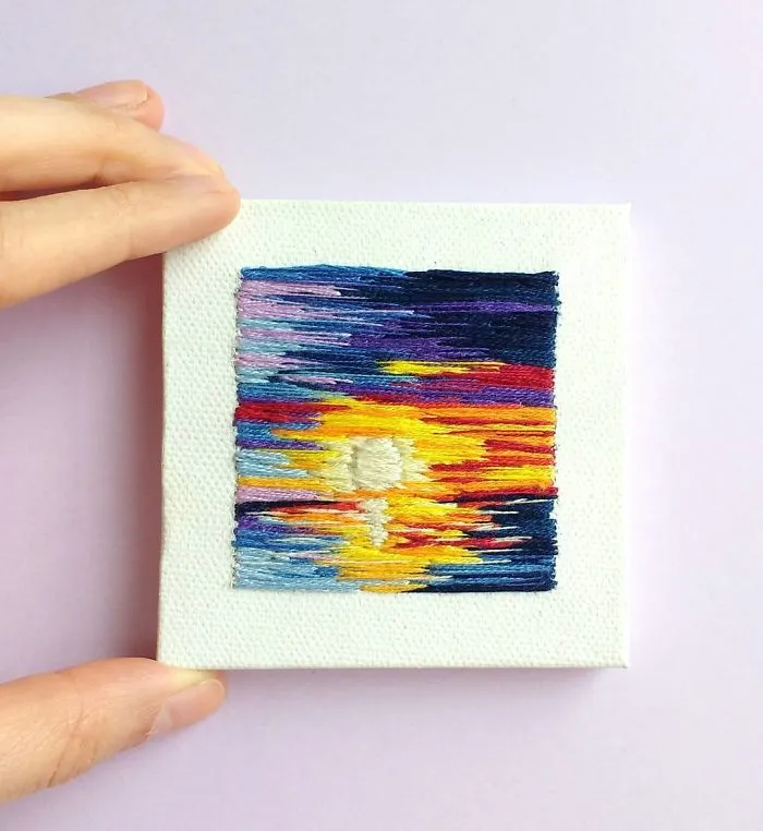 35 Colourful Landscapes That I Created Using Needle And Thread