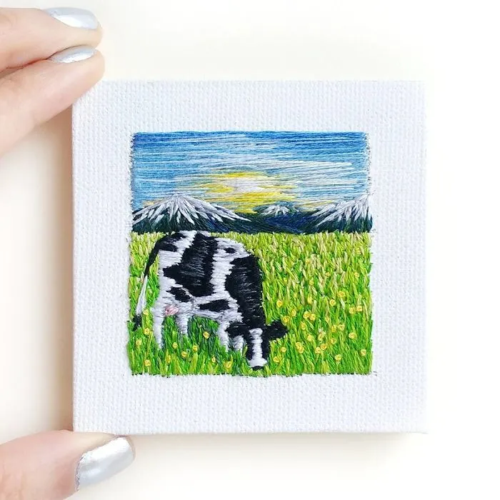 35 Colourful Landscapes That I Created Using Needle And Thread