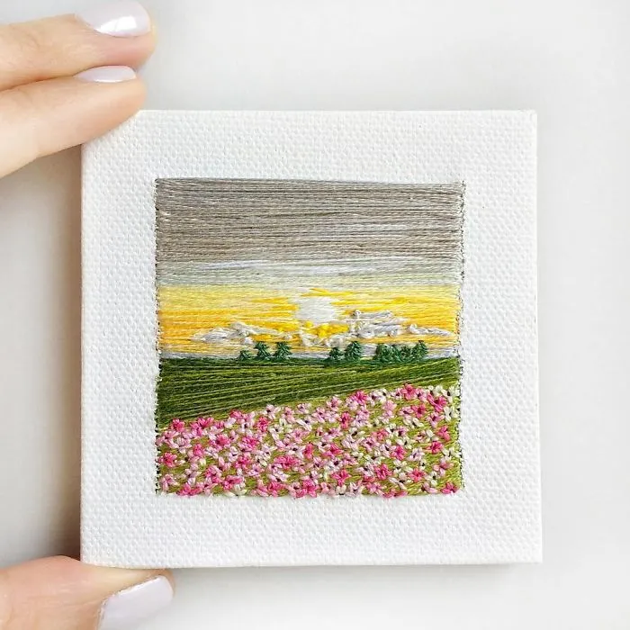 35 Colourful Landscapes That I Created Using Needle And Thread