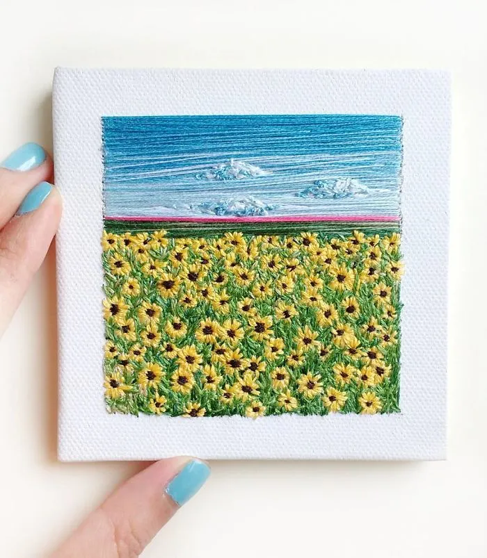 35 Colourful Landscapes That I Created Using Needle And Thread