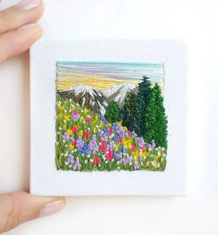 35 Colourful Landscapes That I Created Using Needle And Thread