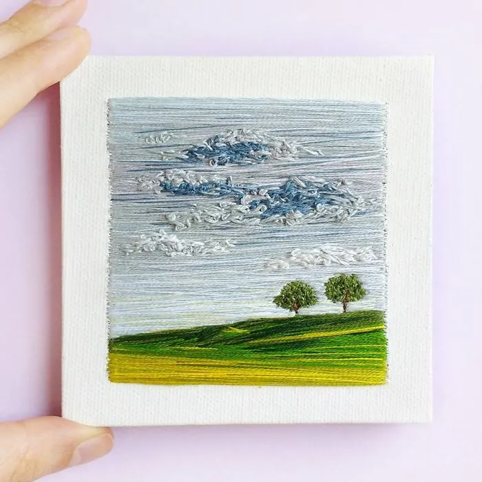 35 Colourful Landscapes That I Created Using Needle And Thread