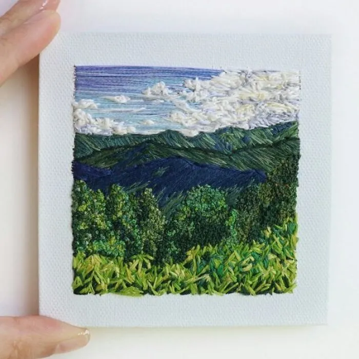 35 Colourful Landscapes That I Created Using Needle And Thread