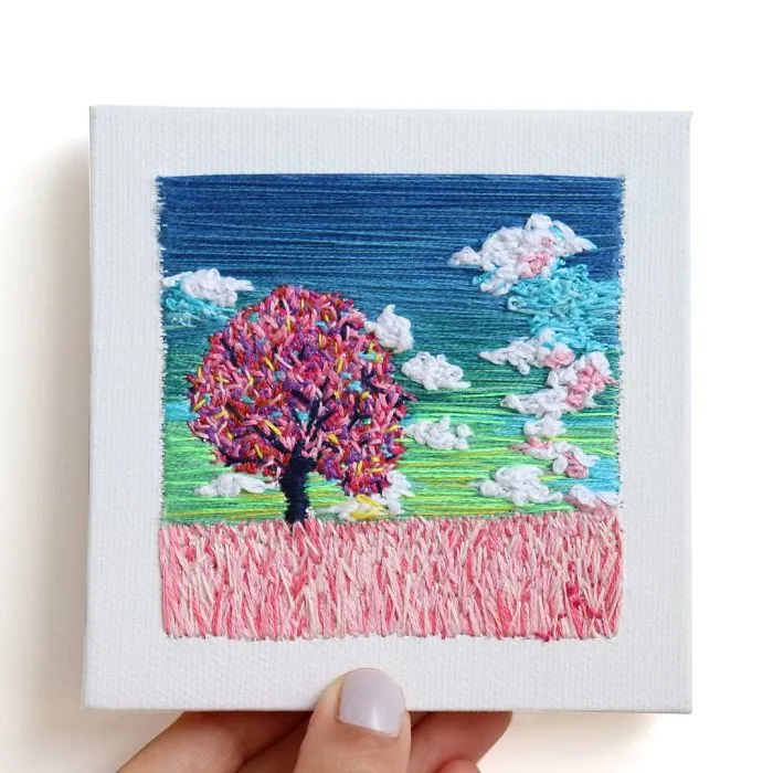 35 Colourful Landscapes That I Created Using Needle And Thread