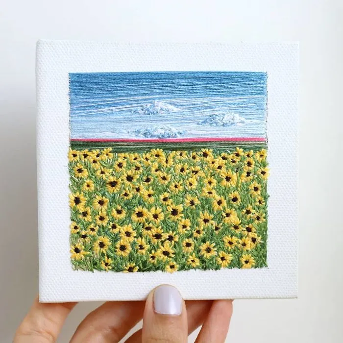 35 Colourful Landscapes That I Created Using Needle And Thread