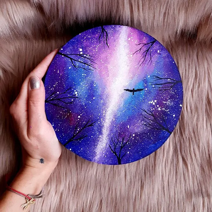 My 30 Magical Paintings On Wood That Are Inspired By Forests