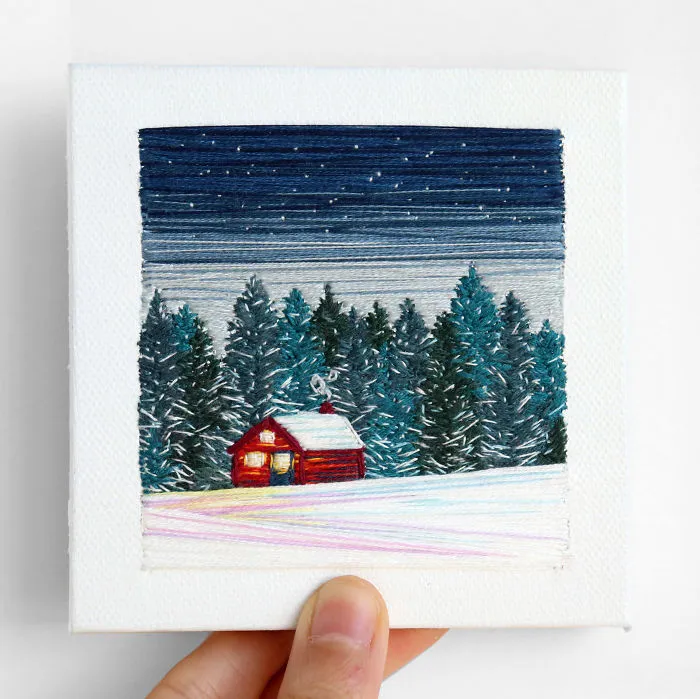 35 Colourful Landscapes That I Created Using Needle And Thread