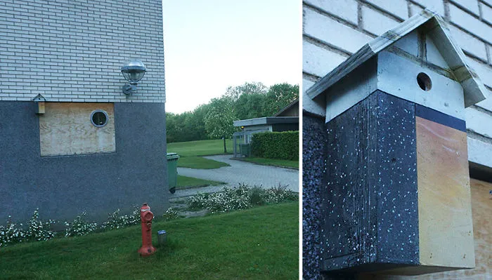 I Make Camouflage Birdhouses To Keep The City Birds Out Of Sight