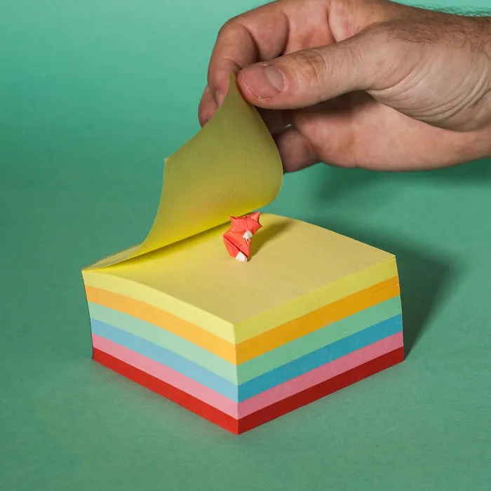 I Challenged Myself To Fold A Mini Origami Every Day For A Year