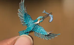 We've Been Creating Miniature Paper Birds Every Day For An Entire Year