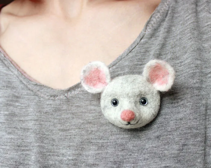 19 Of My Handmade Felted Animal Brooches