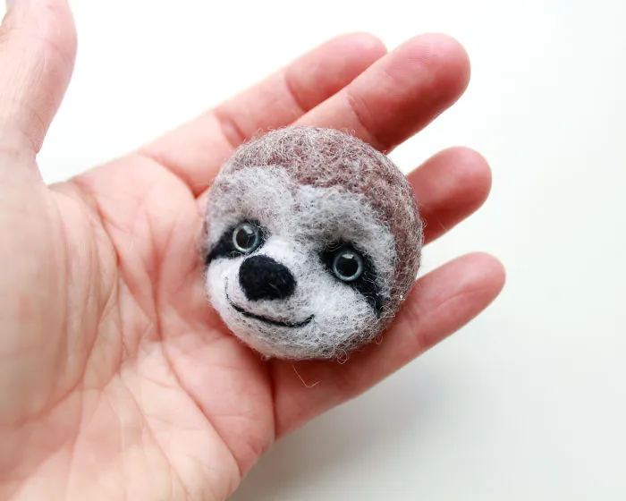 19 Of My Handmade Felted Animal Brooches