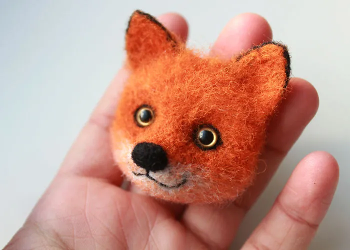19 Of My Handmade Felted Animal Brooches