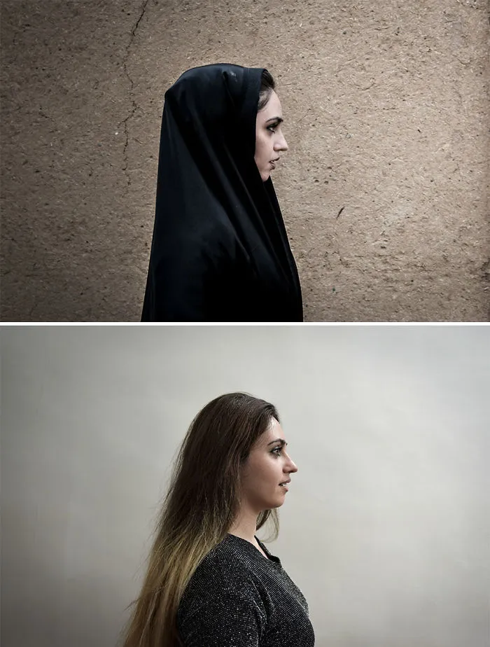 Shahrzad necesita un velo islámico en Irán, es obligatorio desde la revolución islámica de 1979