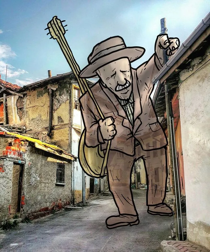 I’m An Architect Who Illustrates The Secret Life Of Giants In The Streets Of Turkish Cities