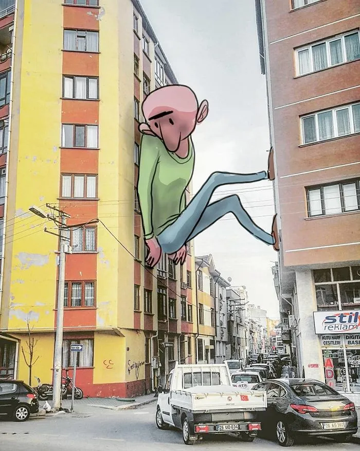 I’m An Architect Who Illustrates The Secret Life Of Giants In The Streets Of Turkish Cities