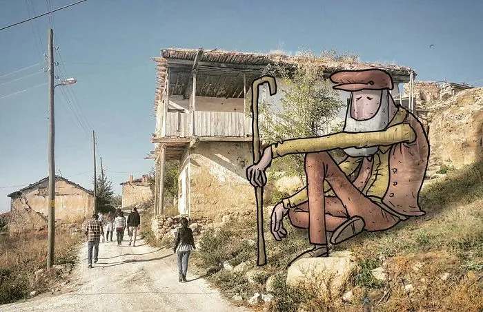 I’m An Architect Who Illustrates The Secret Life Of Giants In The Streets Of Turkish Cities