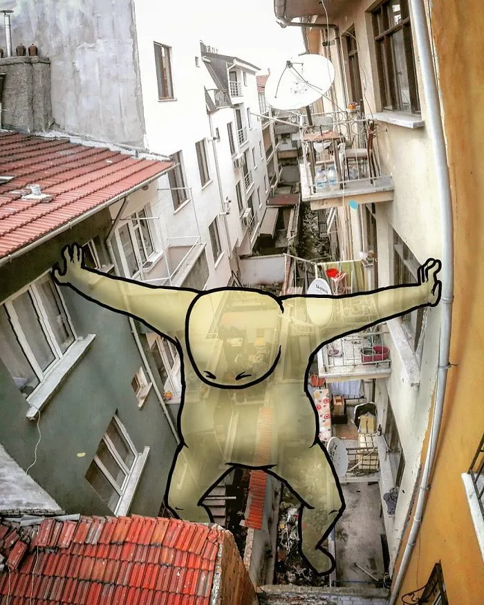 I’m An Architect Who Illustrates The Secret Life Of Giants In The Streets Of Turkish Cities