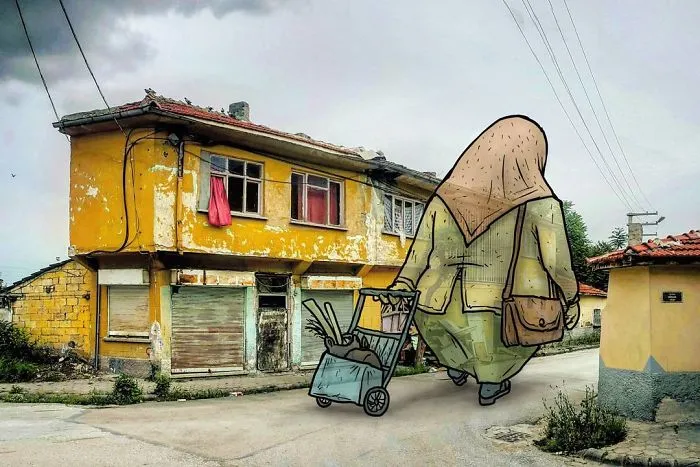 I’m An Architect Who Illustrates The Secret Life Of Giants In The Streets Of Turkish Cities