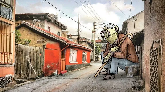 I’m An Architect Who Illustrates The Secret Life Of Giants In The Streets Of Turkish Cities
