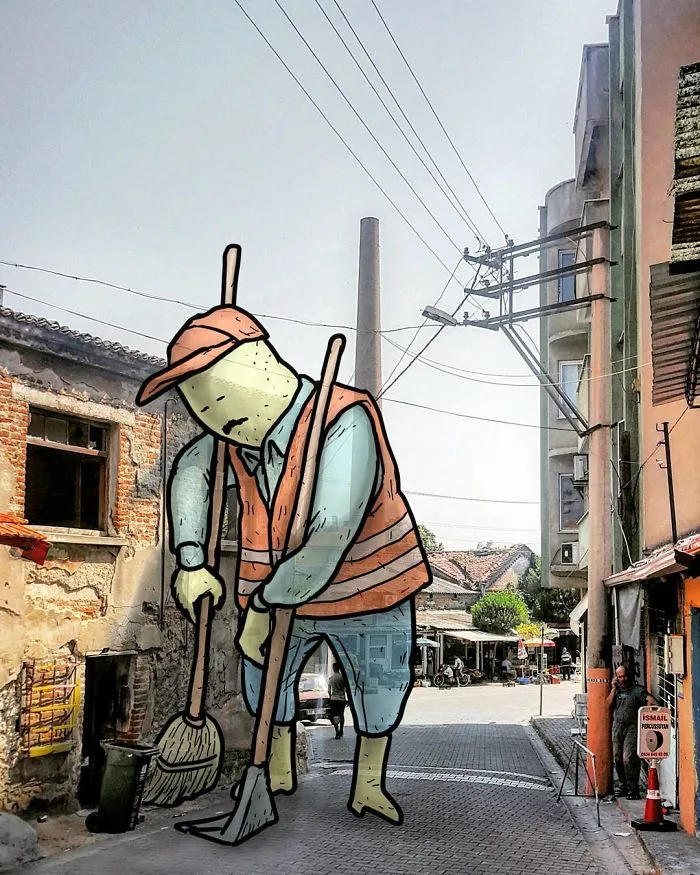 I’m An Architect Who Illustrates The Secret Life Of Giants In The Streets Of Turkish Cities