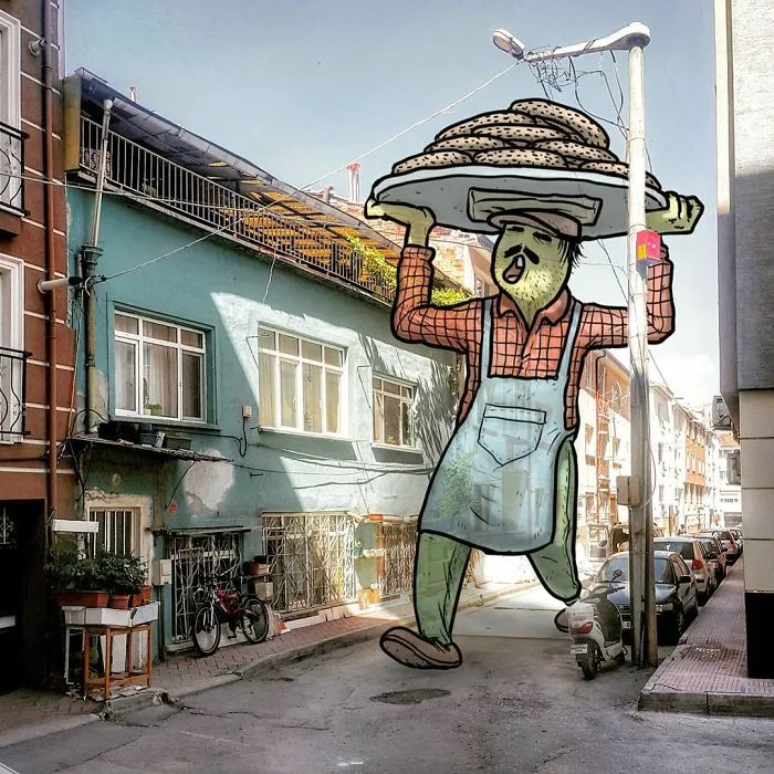 I’m An Architect Who Illustrates The Secret Life Of Giants In The Streets Of Turkish Cities