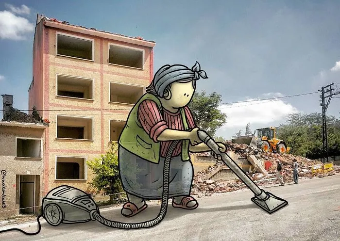 I’m An Architect Who Illustrates The Secret Life Of Giants In The Streets Of Turkish Cities