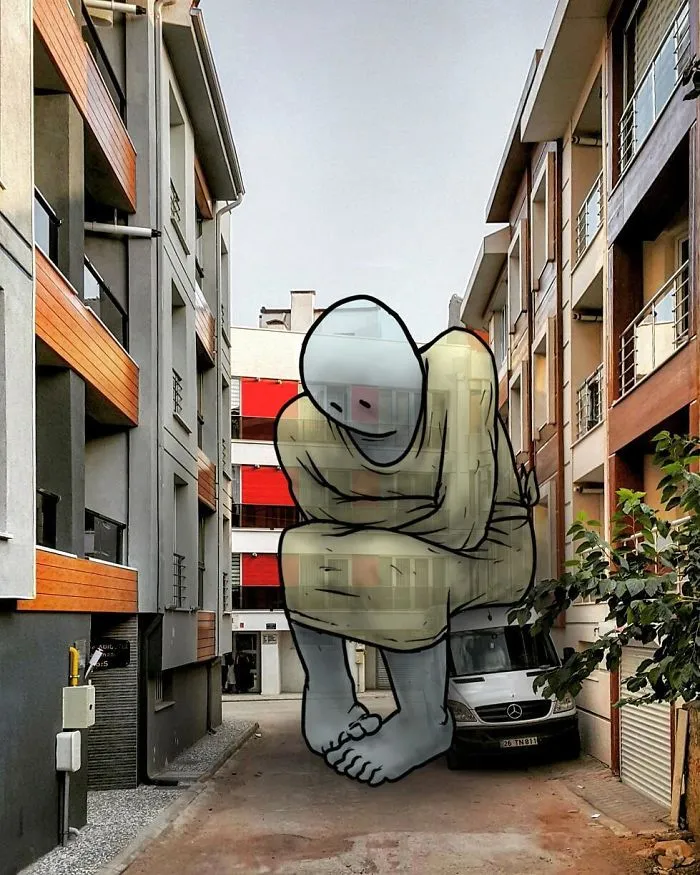 I’m An Architect Who Illustrates The Secret Life Of Giants In The Streets Of Turkish Cities