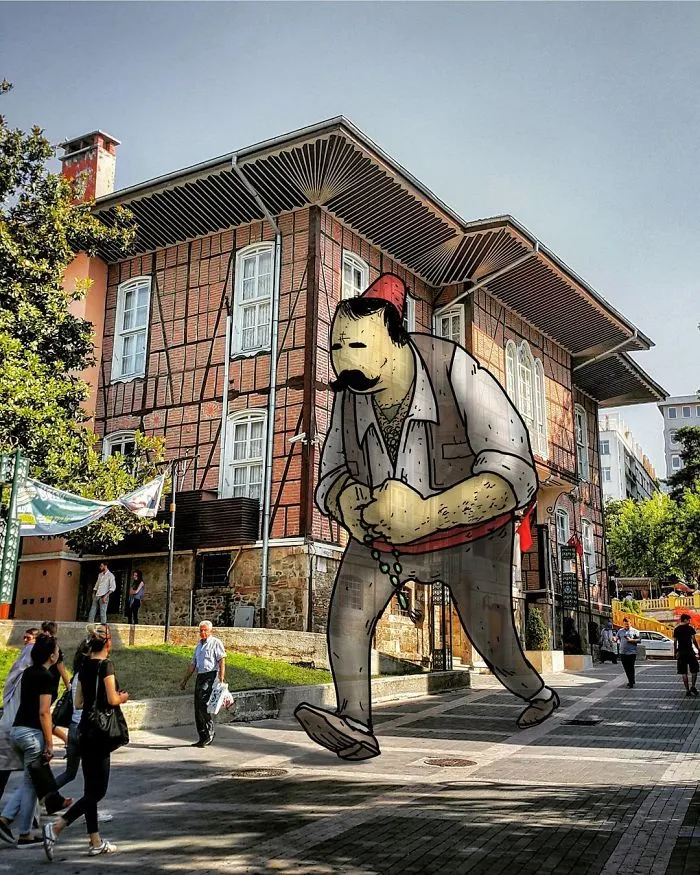 I’m An Architect Who Illustrates The Secret Life Of Giants In The Streets Of Turkish Cities
