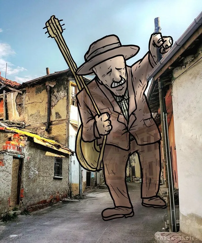 I’m An Architect Who Illustrates The Secret Life Of Giants In The Streets Of Turkish Cities
