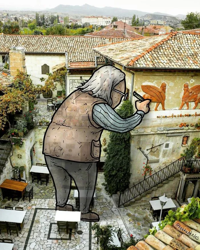 I’m An Architect Who Illustrates The Secret Life Of Giants In The Streets Of Turkish Cities