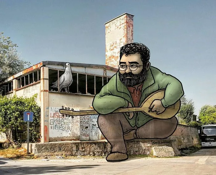 I’m An Architect Who Illustrates The Secret Life Of Giants In The Streets Of Turkish Cities