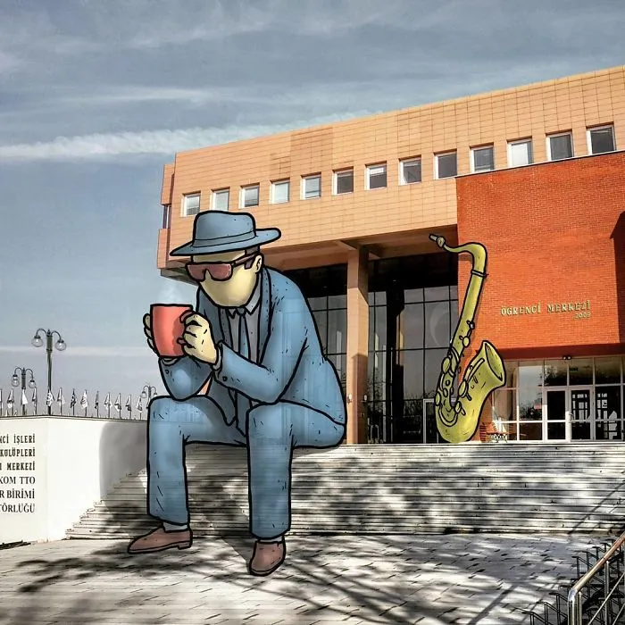 I’m An Architect Who Illustrates The Secret Life Of Giants In The Streets Of Turkish Cities
