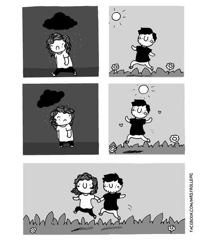 49 Little Wholesome Comics Inspired By My Relationship With My Boyfriend And My Daily Struggles