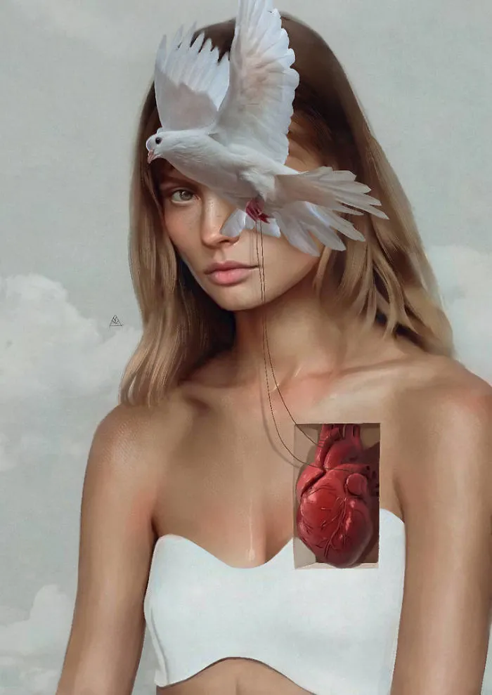Turkish Illustrator Creates Surreal Artworks That Will Haunt Your Broken Heart