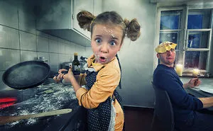 I Create Crazy Photo Manipulations With My Three Daughters And Son, And Here's What We Made So Far