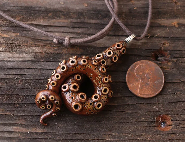 Octopus Tentacle Pendants
